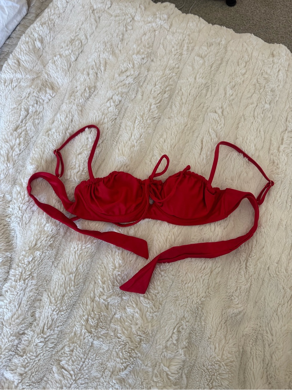 Somerfield Swim Small Cabarita top - poppy  - worn once